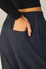 Status Wide Leg Trousers - Navy