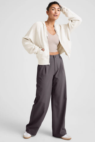 Status Wide Leg Trousers - Umber