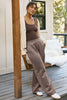 In The Flow Wide Leg Pant - Cappuccino