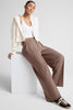 SoftSpring Wide Leg Pants - Rosey Taupe