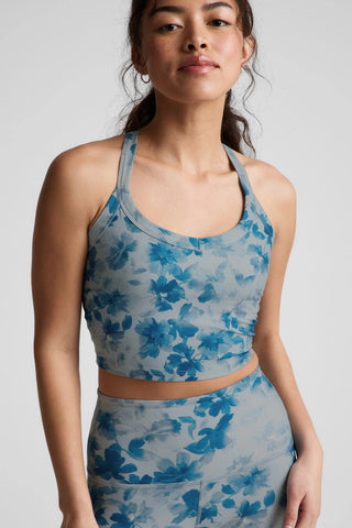 SoftMark Slim Racerback High Cropped Tank - Daydream Meadows