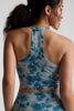 SoftMark Slim Racerback High Cropped Tank - Daydream Meadows