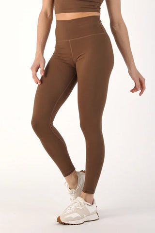 High Waist Pure Leggings - Chocolate *Preorder now with 10% discount - August Delivery