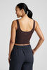 Keep It Cool Seamless Cropped Tank - Iced Mocha