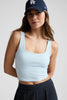 Keep It Cool Seamless Cropped Tank - Morning Sky *Restocks in July