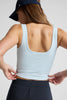 Keep It Cool Seamless Cropped Tank - Morning Sky *Restocks in July