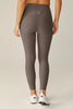 Out of Pocket High Waisted Midi Leggings - Umber