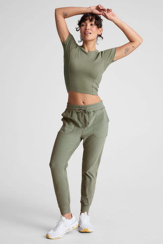 Spacedye Commuter Midi Jogger - Grey Sage