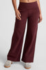 Spacedye Laid Back Wide Leg Pants - Midnight Burgundy