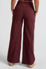 Spacedye Laid Back Wide Leg Pants - Midnight Burgundy