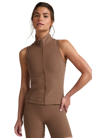 Venice Zip Front Vest - True Chocolate *Restocks in End October
