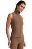 Venice Zip Front Vest - True Chocolate *Restocks in End October