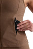Venice Zip Front Vest - True Chocolate *Restocks in End October