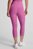 Walk + Talk High Waisted Capri Leggings - Sunset Violet