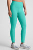 High Waisted Midi Leggings - Deep Aqua