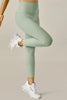 High Waisted Leggings - Minty Slate