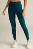 Out of Pocket High Waisted Midi Leggings - Majestic Blue