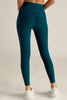 Out of Pocket High Waisted Midi Leggings - Majestic Blue