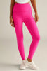 Out of Pocket High Waisted Midi Leggings - Pink Punch