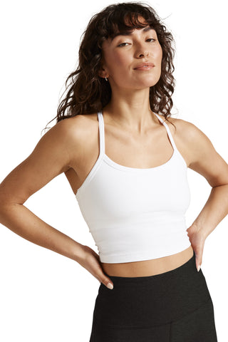 Slim Racerback Tank - Cloud White *Restocks in February