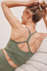 Slim Racerback Tank - Grey Sage
