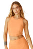 Motivate Cropped Tank - Marmalade Heather