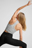 On the Up Cropped Tank - Silver Mist
