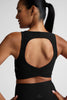 Twister Cropped Tank - Black