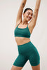 Spacedye Keep Pace Pocket Shorts - Teal