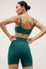 Spacedye Keep Pace Pocket Shorts - Teal
