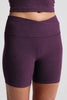 No Front Seam 5” Biker Short - Brilliant Blackberry