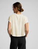 Studio Luxe Cropped Tee - Vanilla
