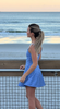 Ari Dress - Sapphire Soft Serve