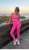 Piper Legging - Electric Pink Soft Serve