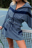 Clyde Skirt - Twilight Tides Geo