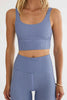 Leah Top - Blue Gingham