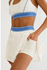 Jennette Skirt - Opal Sky Colorblock