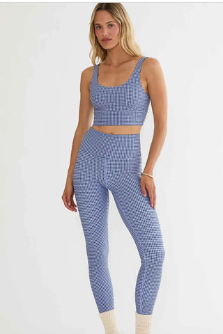 Piper Legging - Blue Gingham