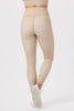Sultry 7/8 Legging: Almond / Linen Gingham *Restocks in September