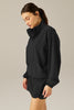 Stretch Woven In Stride Half Zip Pullover - Darkest Night *Restocks in September