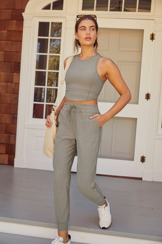 Spacedye Commuter Midi Jogger - Birch *Restocks in February