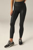 Powershine High Waisted Midi Leggings - Viper Black