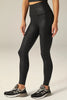 Powershine High Waisted Midi Leggings - Viper Black