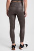 Powershine High Waisted Midi Leggings - Viper Espresso