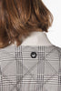 Varsity Jacket - Oatmilk Black Plaid *Restocks in April