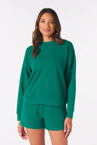 Vintage Oversized Crew - Emerald *Preorder now with 10% discount - May Delivery