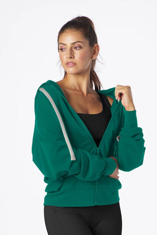 Vintage Oversized Zip Up - Emerald *Preorder now with 10% discount - May Delivery