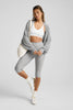 Ready For Barre Relaxed Shrug - Grey