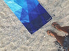 Geo Blue - Yoga Towel