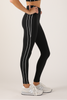Power Stride Leggings - Black White *Preorder now with 10% discount - February Delivery